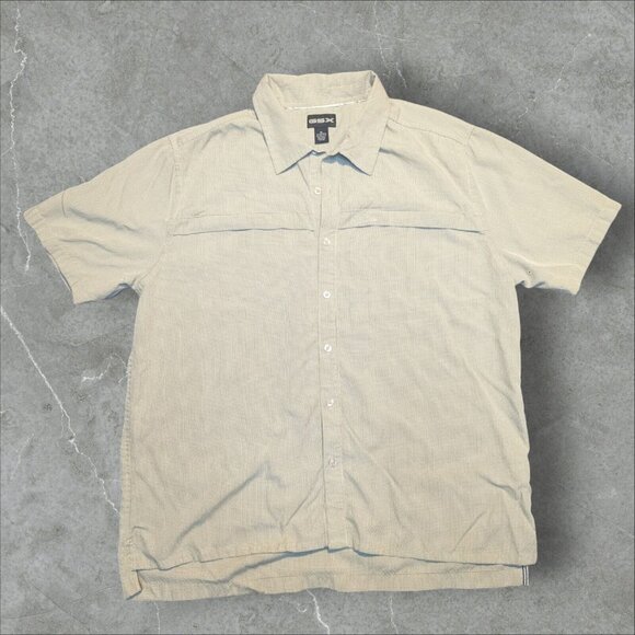GSX Men’s Shirt‎ XL Button Down Fishing Outdoors Short Sleeve Fishing Hiking - Picture 1 of 9